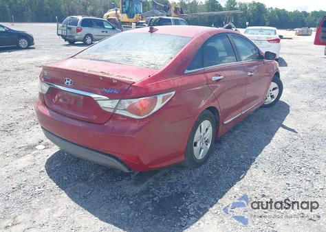 2012 Hyundai Sonata Hybrid from USA, damaged, VIN KMHEC4A40CA047013